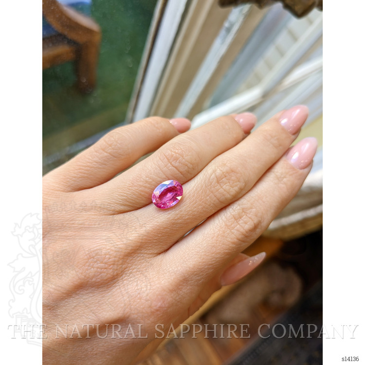 3.47 Ct. Pink Sapphire from Ceylon (Sri Lanka)