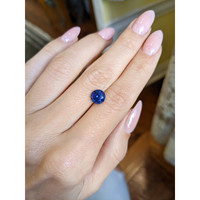 2.25 Ct. Blue Sapphire from Ceylon (Sri Lanka) Life Style