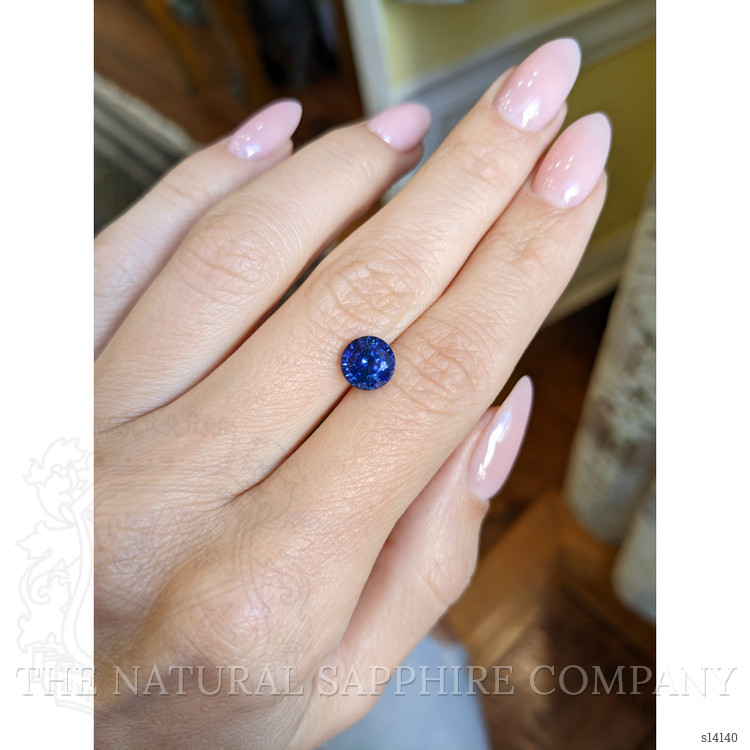 2.25 Ct. Blue Sapphire from Ceylon (Sri Lanka)