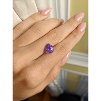 3.70 Ct. Purple Sapphire from Ceylon (Sri Lanka) Life Style