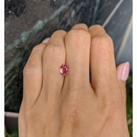 1.24 Ct. Padparadscha Sapphire from Ceylon (Sri Lanka) Life Style
