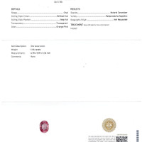 1.04 Ct. Sapphire from Ceylon (Sri Lanka) Scan Report