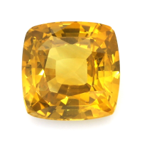 12.26 Ct. Orangish Yellow Sapphire from Ceylon (Sri Lanka) Video
