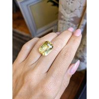 16.05 Ct. Yellow Sapphire from Ceylon (Sri Lanka) Life Style