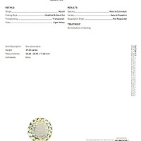 39.23 Ct. Yellow Sapphire from Ceylon (Sri Lanka) Scan Report