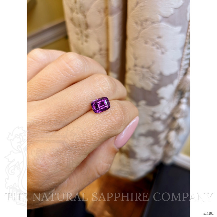 3.08 Ct. Purple Sapphire from Ceylon (Sri Lanka)