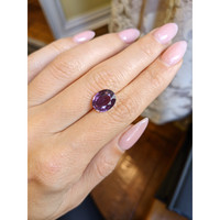 3.64 Ct. Purple Sapphire from Ceylon (Sri Lanka) Life Style