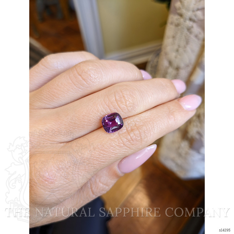 4.00 Ct. Purple Sapphire from Ceylon (Sri Lanka)
