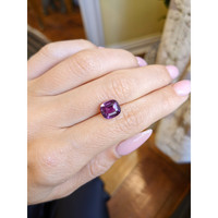 4.00 Ct. Purple Sapphire from Ceylon (Sri Lanka) Life Style