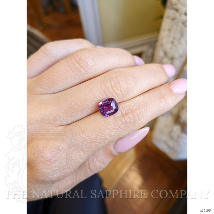 4.00 Ct. Purple Sapphire from Ceylon (Sri Lanka)
