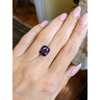 4.12 Ct. Purple Sapphire from Ceylon (Sri Lanka) Life Style