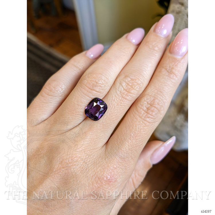 4.12 Ct. Purple Sapphire from Ceylon (Sri Lanka)