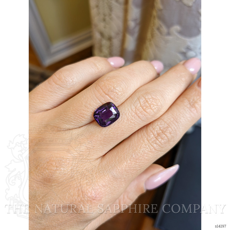 4.12 Ct. Purple Sapphire from Ceylon (Sri Lanka)