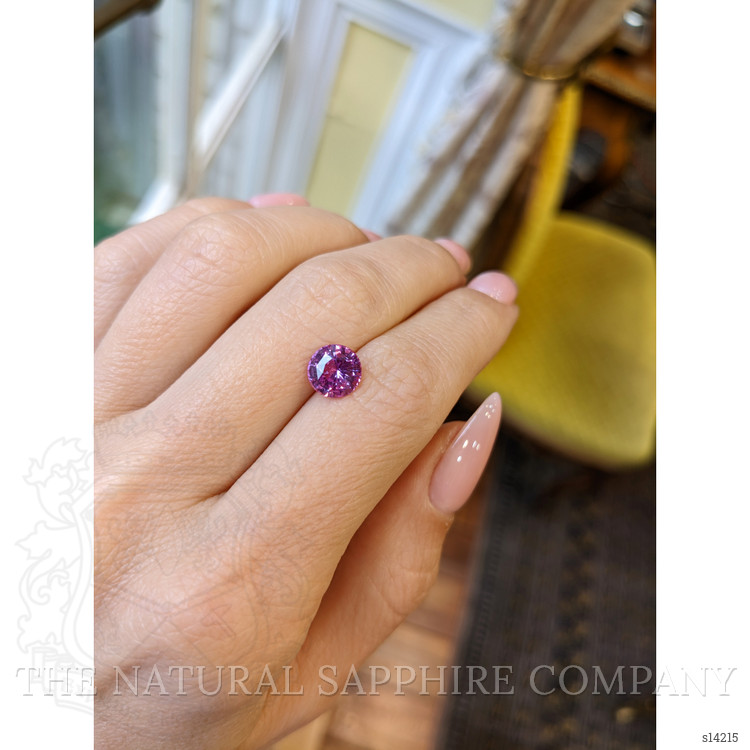 2.07 Ct. Purplish Pink Sapphire from Ceylon (Sri Lanka)