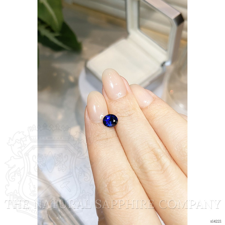 1.13 Ct. Blue Sapphire from Ceylon (Sri Lanka)