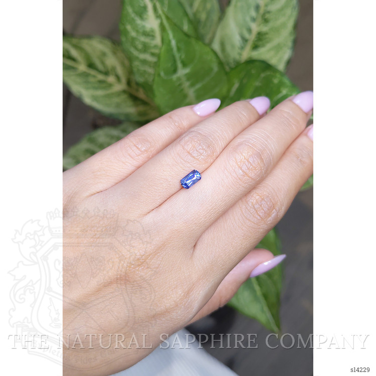 1.04 Ct. Blue Sapphire from Ceylon (Sri Lanka)