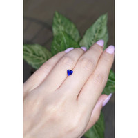 0.66 Ct. Blue Sapphire from Ceylon (Sri Lanka) Life Style