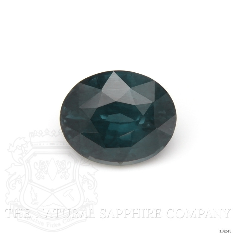2.81 Ct. Bluish Green Sapphire from Ceylon (Sri Lanka)