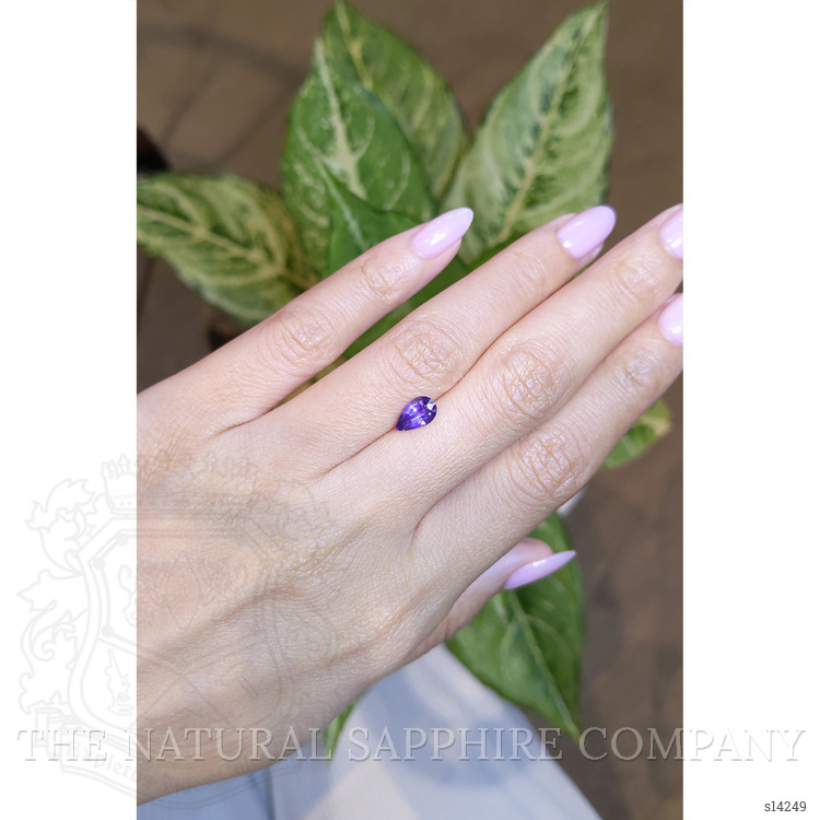 1.38 Ct. Purple Sapphire from Ceylon (Sri Lanka)