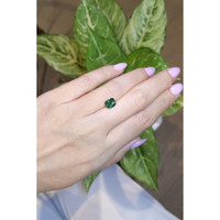 1.63 Ct. Bluish Green Sapphire from Ceylon (Sri Lanka) Life Style