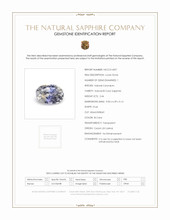 2.44 Ct. Bi Color Sapphire from Ceylon (Sri Lanka) Scan Report