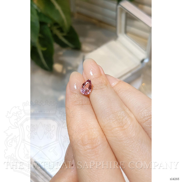 2.39 Ct. Pinkish Brown Sapphire from Ceylon (Sri Lanka)