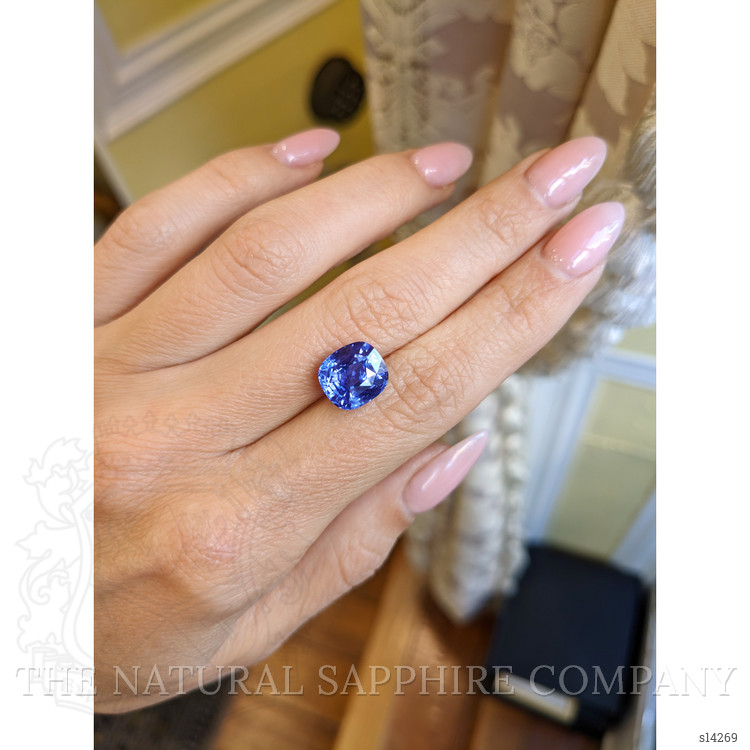 5.97 Ct. Blue Sapphire from Ceylon (Sri Lanka)