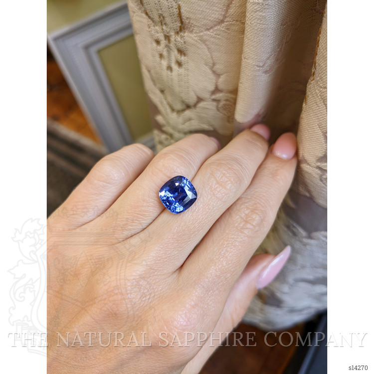 6.16 Ct. Blue Sapphire from Ceylon (Sri Lanka)