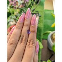 0.89 Ct. Purple Sapphire from Ceylon (Sri Lanka) Life Style