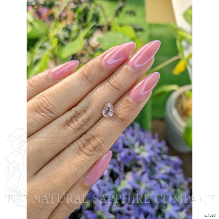 1.28 Ct. Peach Sapphire from Ceylon (Sri Lanka)