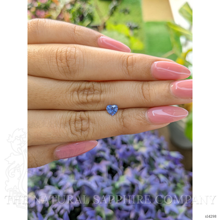 0.55 Ct. Blue Sapphire from Ceylon (Sri Lanka)