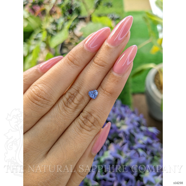0.55 Ct. Blue Sapphire from Ceylon (Sri Lanka)