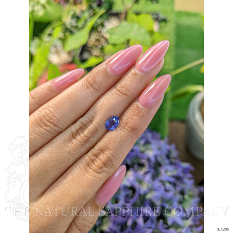 1.14 Ct. Blue Sapphire from Ceylon (Sri Lanka)