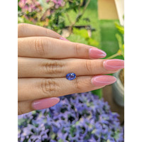1.14 Ct. Blue Sapphire from Ceylon (Sri Lanka) Life Style
