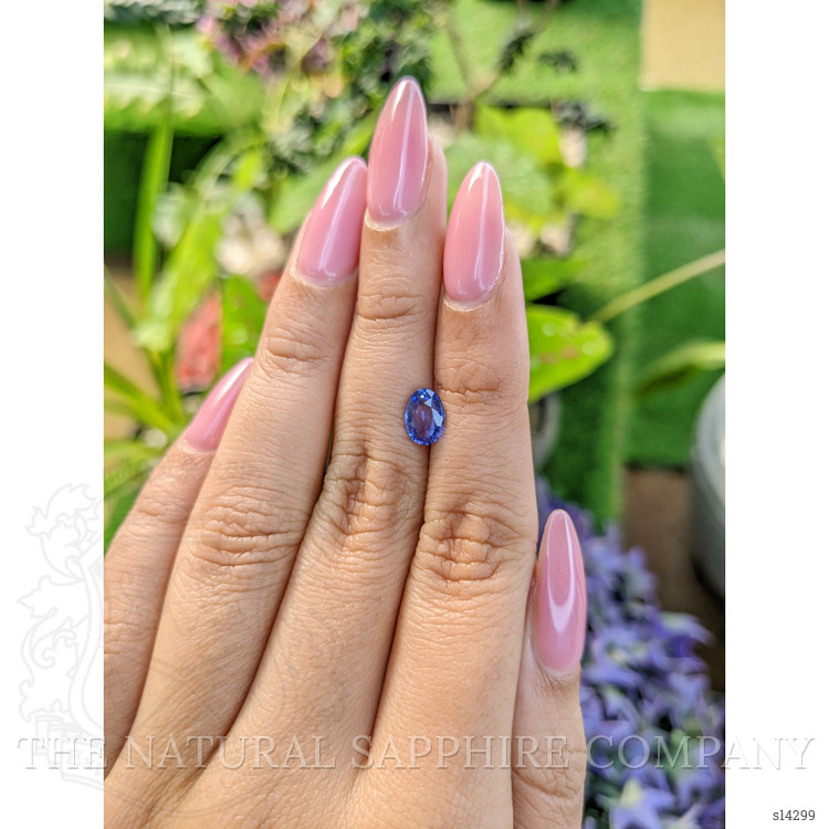1.14 Ct. Blue Sapphire from Ceylon (Sri Lanka)