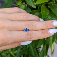 1.14 Ct. Blue Sapphire from Ceylon (Sri Lanka) Life Style