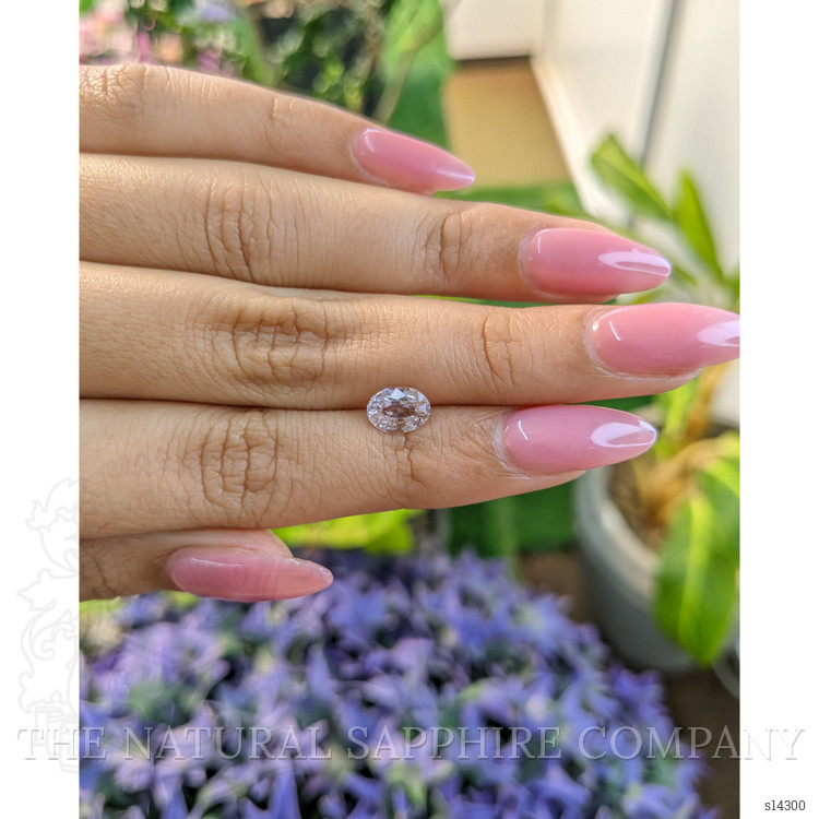 1.43 Ct. Peach Sapphire from Ceylon (Sri Lanka)