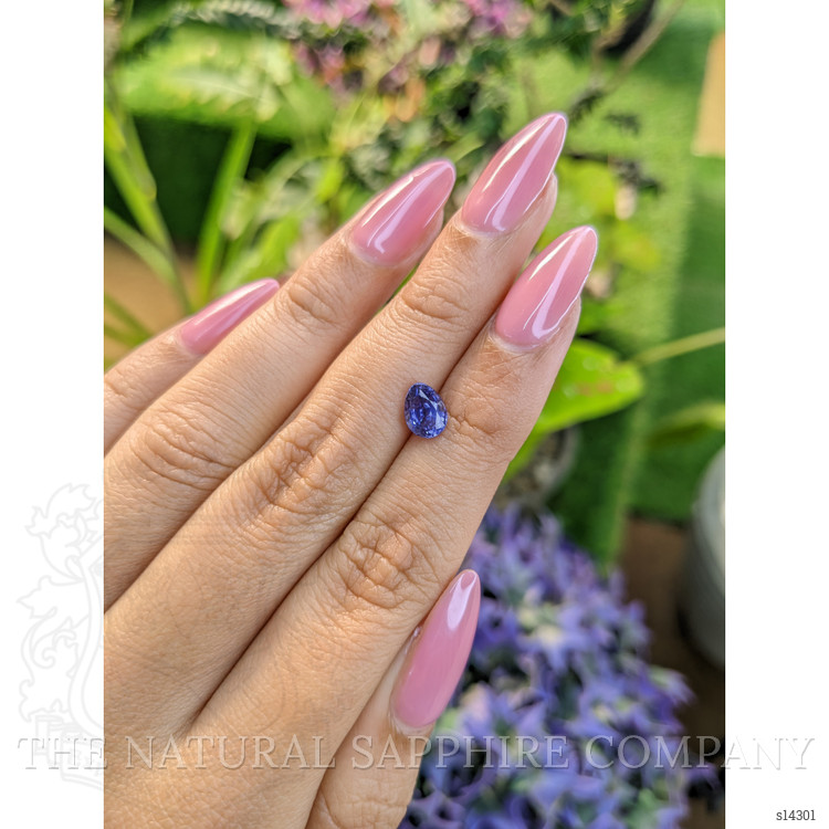 1.39 Ct. Violet Sapphire from Ceylon (Sri Lanka)