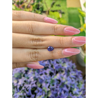 1.39 Ct. Violet Sapphire from Ceylon (Sri Lanka) Life Style