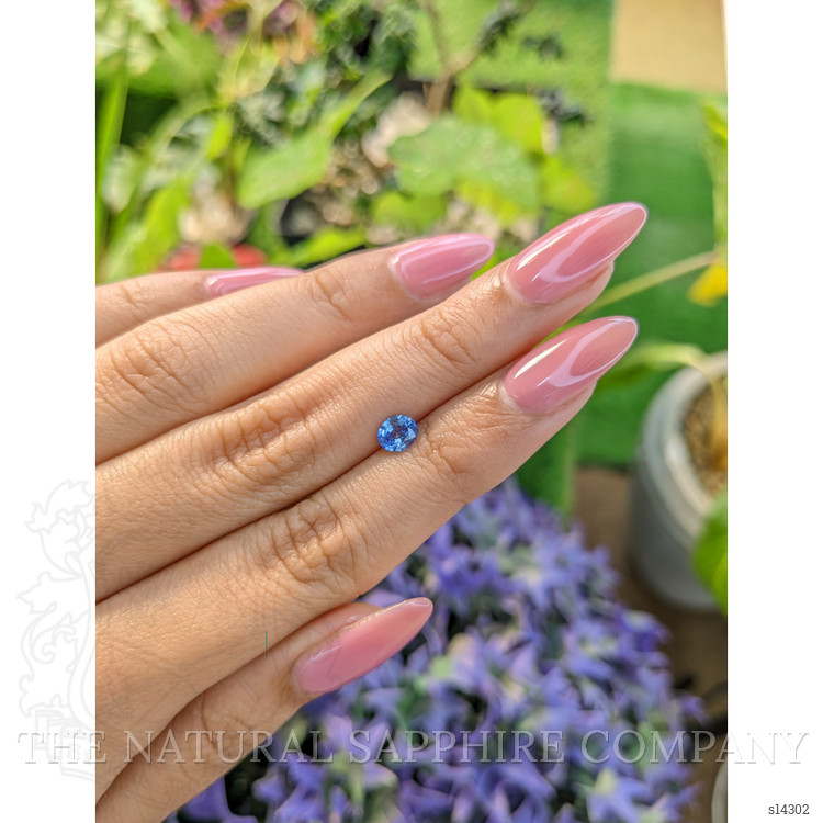 0.54 Ct. Blue Sapphire from Ceylon (Sri Lanka)