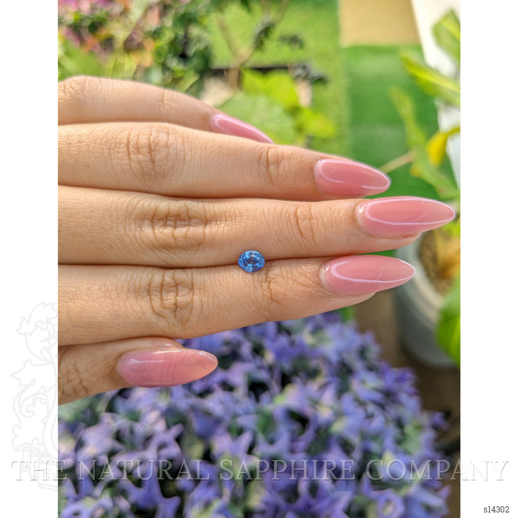 0.54 Ct. Blue Sapphire from Ceylon (Sri Lanka)
