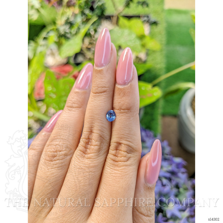 0.54 Ct. Blue Sapphire from Ceylon (Sri Lanka)