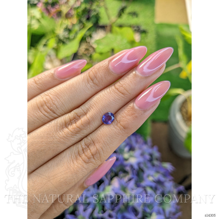 0.93 Ct. Color Change Sapphire from Ceylon (Sri Lanka)