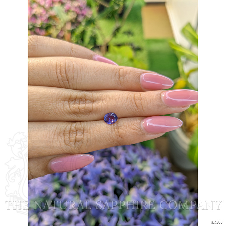 0.93 Ct. Color Change Sapphire from Ceylon (Sri Lanka)