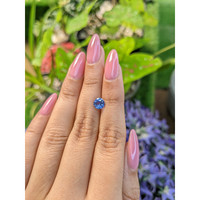 1.36 Ct. Blue Sapphire from Ceylon (Sri Lanka) Life Style