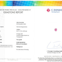 2.50 Ct. Padparadscha Sapphire from Madagascar Scan Report