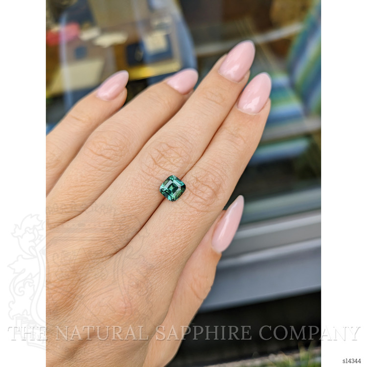 2.05 Ct. Bluish Green Sapphire from Ceylon (Sri Lanka)