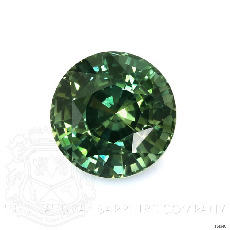 5.02 Ct. Bluish Green Sapphire from Ceylon (Sri Lanka)