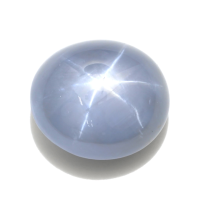 44.32 Ct. Bluish Grey Star Sapphire from Ceylon (Sri Lanka) Video