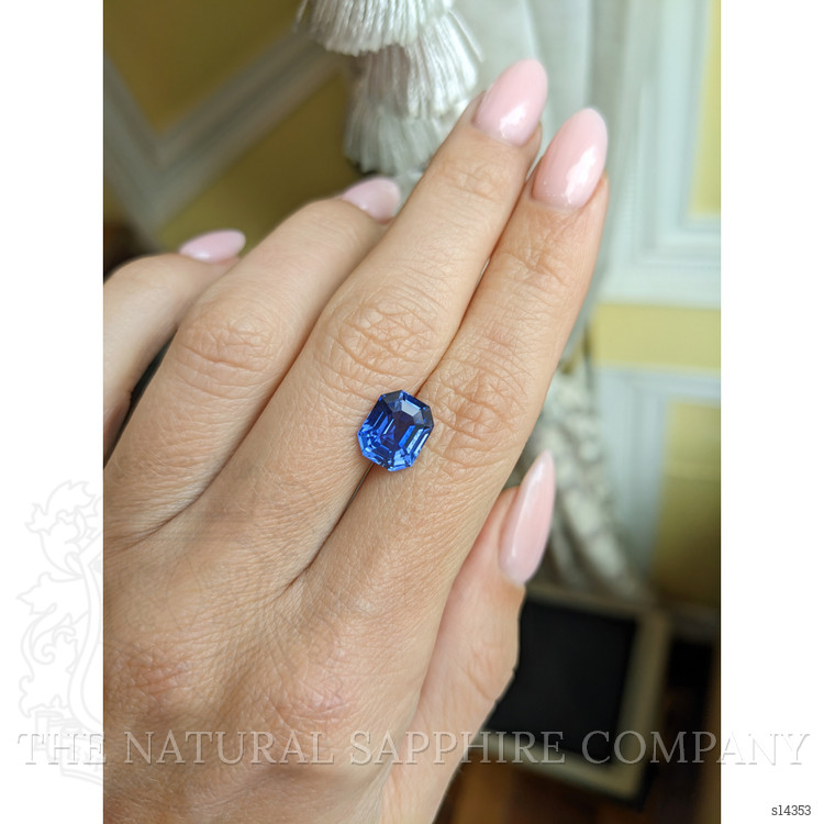 3.52 Ct. Blue Sapphire from Ceylon (Sri Lanka)